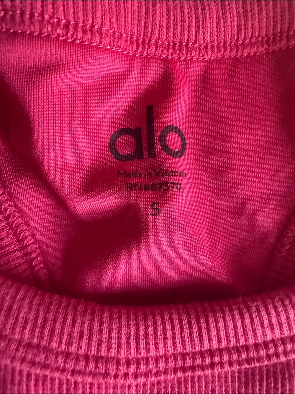 Alo Women’s Ribbed Aspire Racerback Tank - Picture 3 of 3